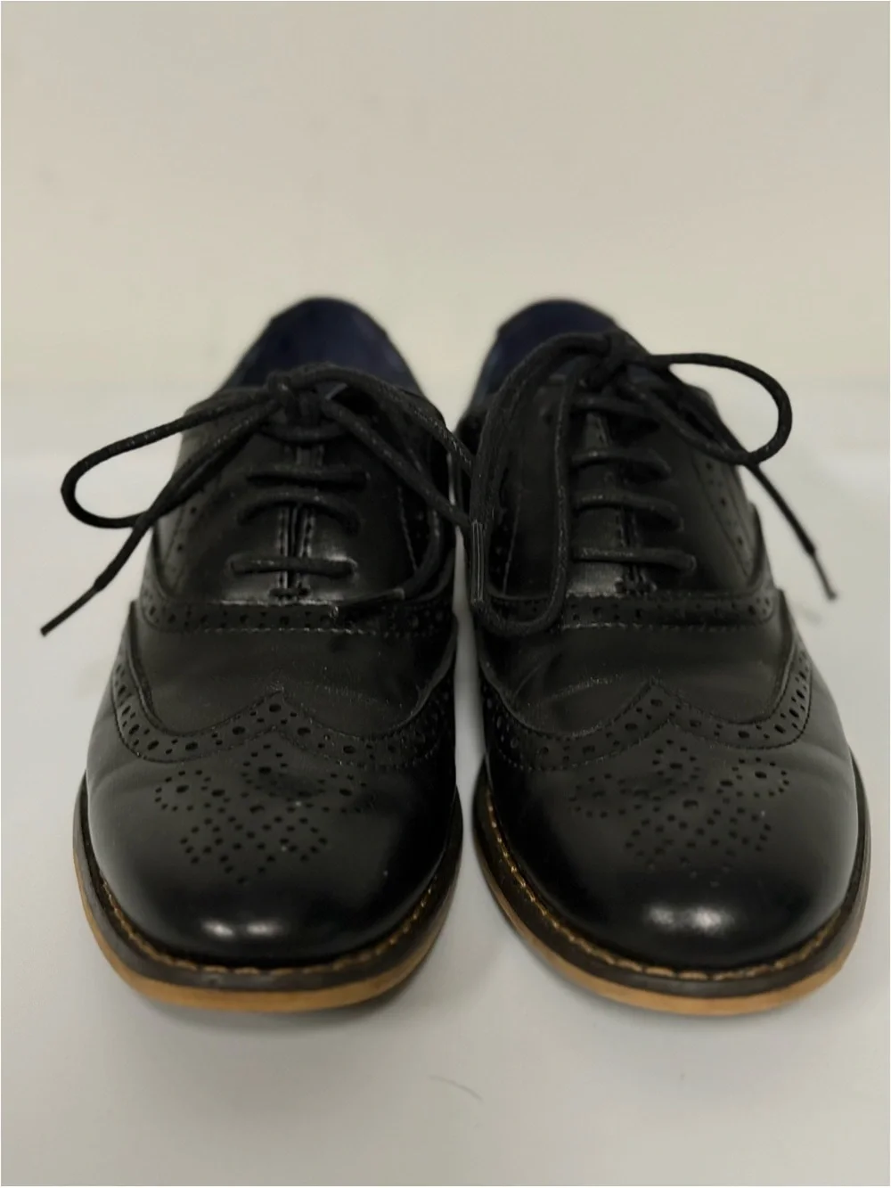 Boys' Bruno Marc Breathable Oxford Shoes Black Little Kid Size 1